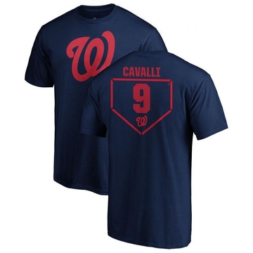 Men's Washington Nationals Cade Cavalli ＃9 RBI T-Shirt - Navy