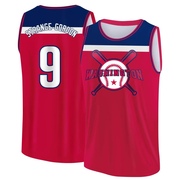 Men's Washington Nationals Dee Strange-Gordon ＃9 Legend Baseball Tank Top - Red/Navy