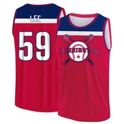 Men's Washington Nationals Evan Lee ＃59 Legend Baseball Tank Top - Red/Navy