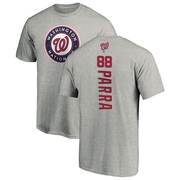 Men's Washington Nationals Gerardo Parra ＃88 Backer T-Shirt Ash