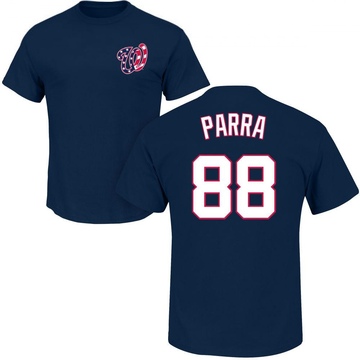 Men's Washington Nationals Gerardo Parra ＃88 Roster Name & Number T-Shirt - Navy