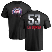 Men's Washington Nationals Joe La Sorsa ＃53 Midnight Mascot T-Shirt - Black