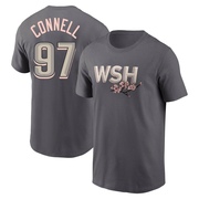 Men's Washington Nationals Justin Connell ＃97 2022 City Connect Name & Number T-Shirt - Gray