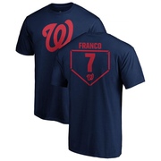 Men's Washington Nationals Maikel Franco ＃7 RBI T-Shirt - Navy