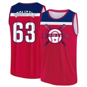 Men's Washington Nationals Sean Doolittle ＃63 Legend Baseball Tank Top - Red/Navy