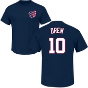 Men's Washington Nationals Stephen Drew ＃10 Roster Name & Number T-Shirt - Navy