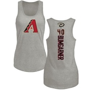 Women's Arizona Diamondbacks Madison Bumgarner ＃40 Backer Tank Top Ash