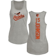 Women's Baltimore Orioles Davey Johnson ＃15 Backer Tank Top Ash