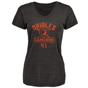 Women's Baltimore Orioles Daz Cameron ＃41 Base Runner T-Shirt - Black