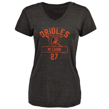 Women's Baltimore Orioles James McCann ＃27 Base Runner T-Shirt - Black