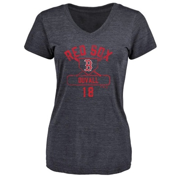 Women's Boston Red Sox Adam Duvall ＃18 Base Runner T-Shirt - Navy