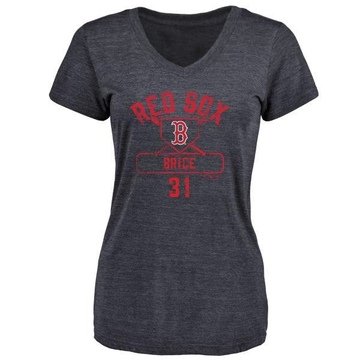 Women's Boston Red Sox Austin Brice ＃31 Base Runner T-Shirt - Navy