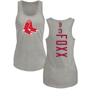 Women's Boston Red Sox Jimmie Foxx ＃3 Backer Tank Top Ash