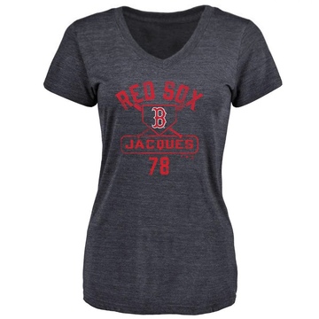 Women's Boston Red Sox Joe Jacques ＃78 Base Runner T-Shirt - Navy