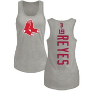 Women's Boston Red Sox Pablo Reyes ＃19 Backer Tank Top Ash