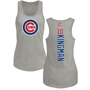 Women's Chicago Cubs Dave Kingman ＃10 Backer Tank Top Ash