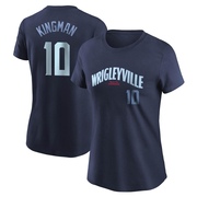 Women's Chicago Cubs Dave Kingman ＃10 City Connect Name & Number T-Shirt - Navy