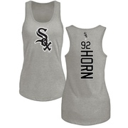 Women's Chicago White Sox Bailey Horn ＃92 Backer Tank Top Ash