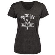 Women's Chicago White Sox Bo Jackson ＃8 Base Runner T-Shirt - Black