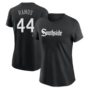 Women's Chicago White Sox Bryan Ramos ＃44 City Connect Name & Number T-Shirt - Black