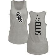 Women's Chicago White Sox Duke Ellis ＃27 Backer Tank Top Ash