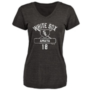 Women's Chicago White Sox Jacob Amaya ＃18 Base Runner T-Shirt - Black