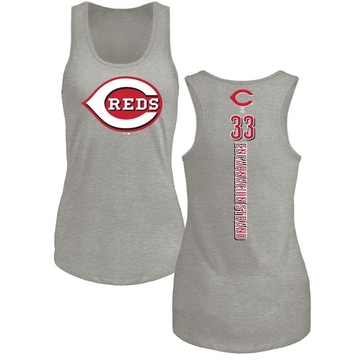 Women's Cincinnati Reds Christian Encarnacion-Strand ＃33 Backer Tank Top Ash