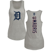 Women's Detroit Tigers Bligh Madris ＃40 Backer Tank Top Ash