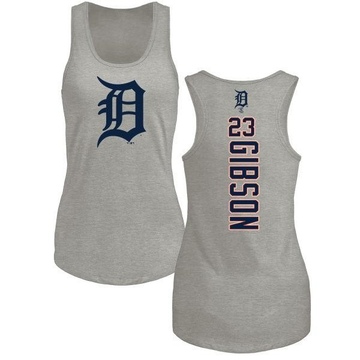 Women's Detroit Tigers Kirk Gibson ＃23 Backer Tank Top Ash