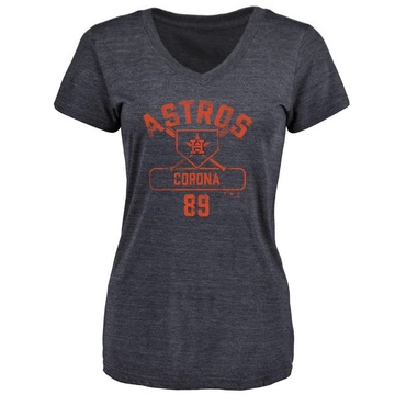Women's Houston Astros Kenedy Corona ＃89 Base Runner T-Shirt - Navy