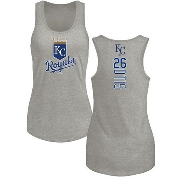 Women's Kansas City Royals Amos Otis ＃26 Backer Tank Top Ash