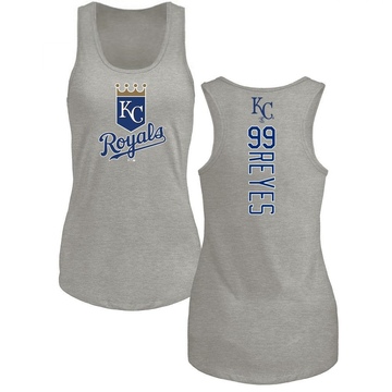 Women's Kansas City Royals Franmil Reyes ＃99 Backer Tank Top Ash