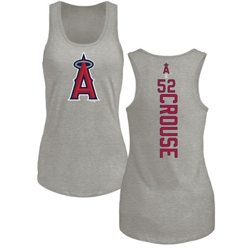 Women's Los Angeles Angels Hans Crouse ＃52 Backer Tank Top Ash