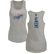 Women's Los Angeles Dodgers Jeff Kent ＃12 Backer Tank Top Ash