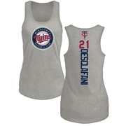 Women's Minnesota Twins Anthony DeSclafani ＃21 Backer Tank Top Ash