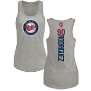 Women's Minnesota Twins Emmanuel Rodriguez ＃90 Backer Tank Top Ash