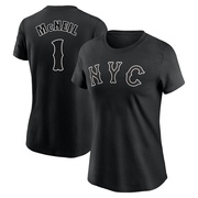 Women's New York Mets Jeff McNeil ＃1 2024 City Connect Name & Number T-Shirt - Black