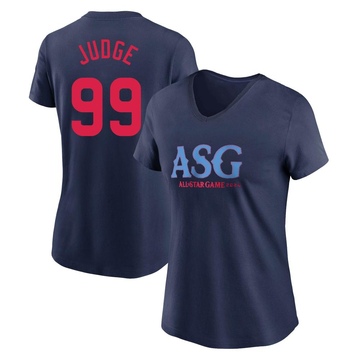 Women's New York Yankees Aaron Judge ＃99 Game 2024 All-Star Collection Legend T-Shirt - Navy