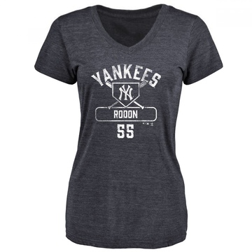 Women's New York Yankees Carlos Rodon ＃55 Base Runner T-Shirt - Navy