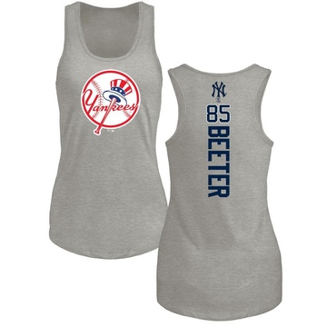 Women's New York Yankees Clayton Beeter ＃85 Backer Tank Top Ash