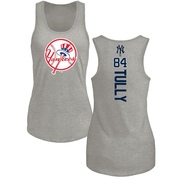 Women's New York Yankees Tanner Tully ＃84 Backer Tank Top Ash