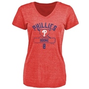 Women's Philadelphia Phillies Bob Boone ＃8 Base Runner T-Shirt - Red