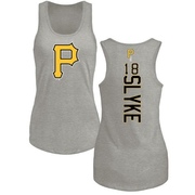 Women's Pittsburgh Pirates Andy Van Slyke ＃18 Backer Tank Top Ash