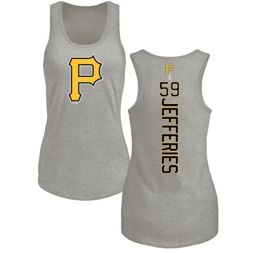 Women's Pittsburgh Pirates Daulton Jefferies ＃59 Backer Tank Top Ash