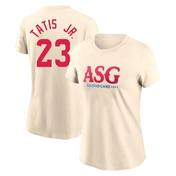 Women's San Diego Padres Fernando Tatis Jr. ＃23 Game 2024 All-Star Collection Legend T-Shirt - Cream