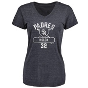 Women's San Diego Padres Stephen Kolek ＃32 Base Runner T-Shirt - Navy