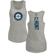 Women's Seattle Mariners Blake Hunt ＃77 Backer Tank Top Ash