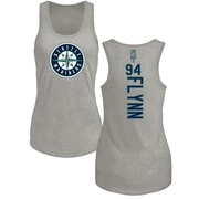 Women's Seattle Mariners Michael Flynn ＃94 Backer Tank Top Ash