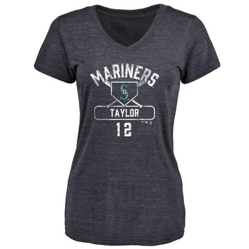 Women's Seattle Mariners Samad Taylor ＃12 Base Runner T-Shirt - Navy