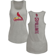 Women's St. Louis Cardinals Andre Pallante ＃53 Backer Tank Top Ash